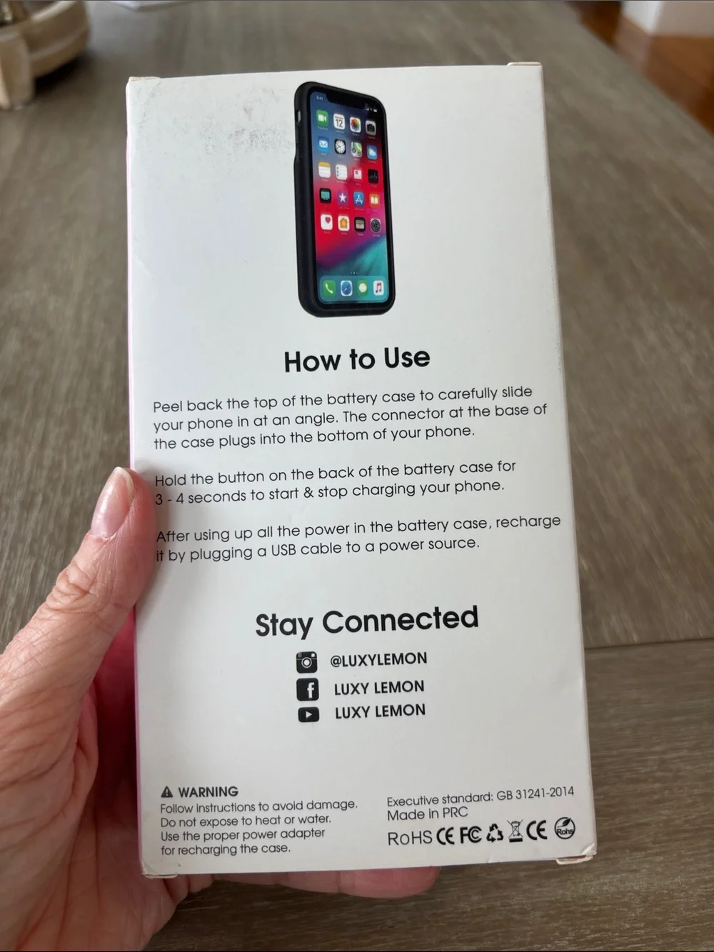 Luxy Lemon Ultra Battery Case - Black